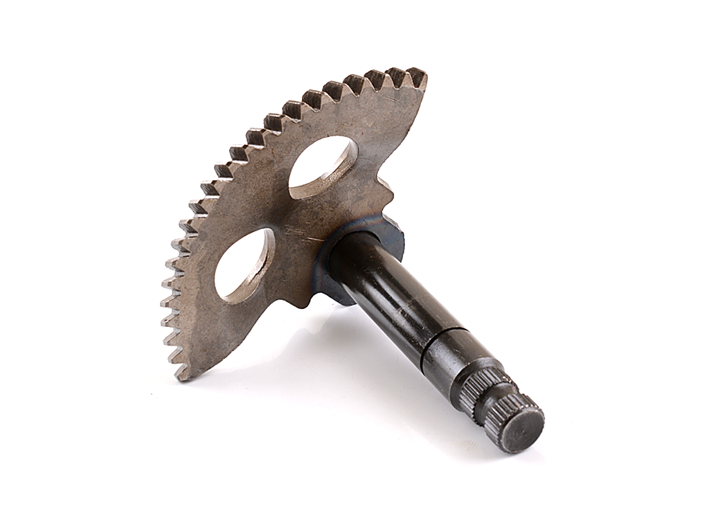Pinion pedala pornire Aprilia/Minarelli/Yamaha (ax 80, pinion curbat)