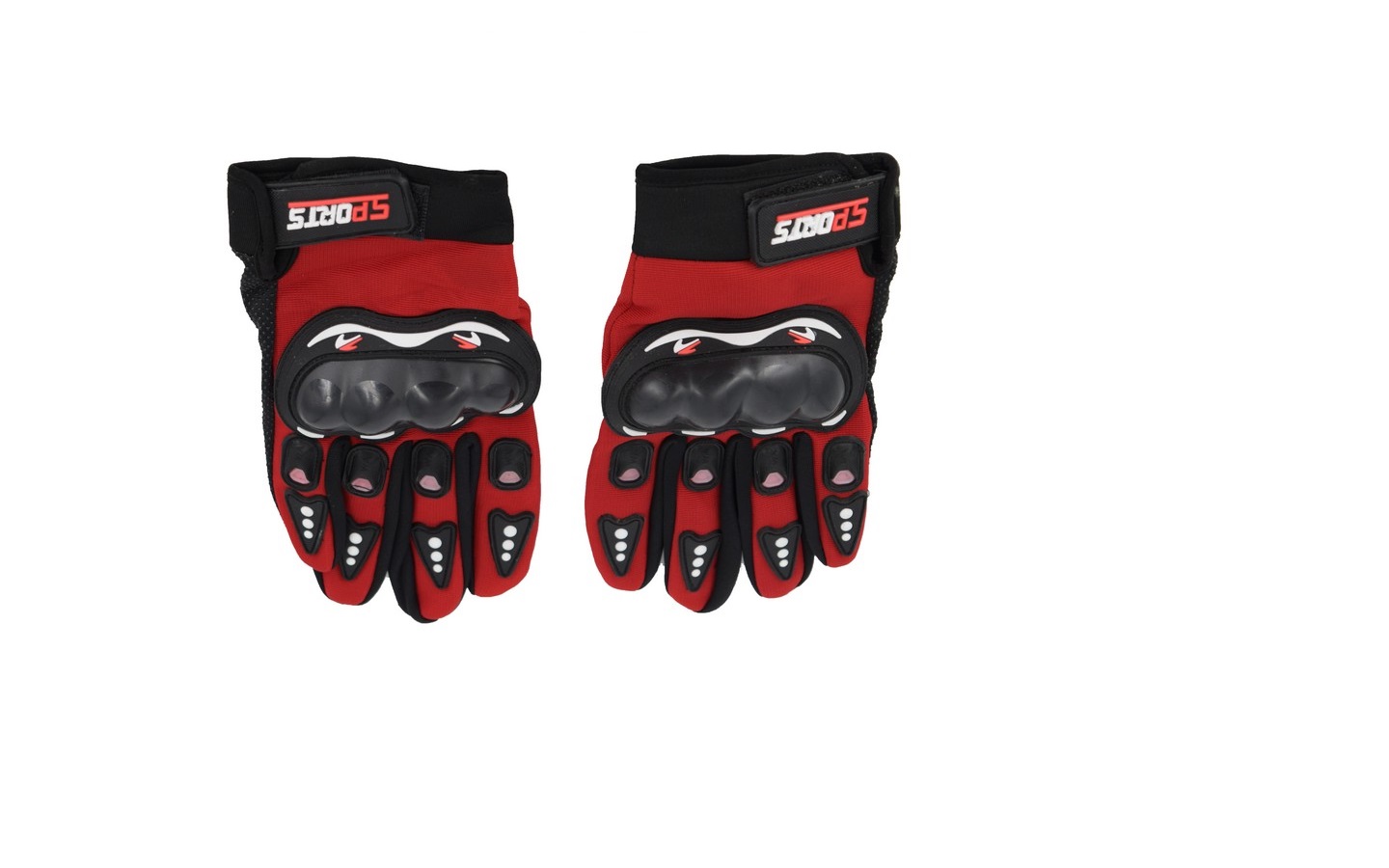 Set manusi moto negru-rosu