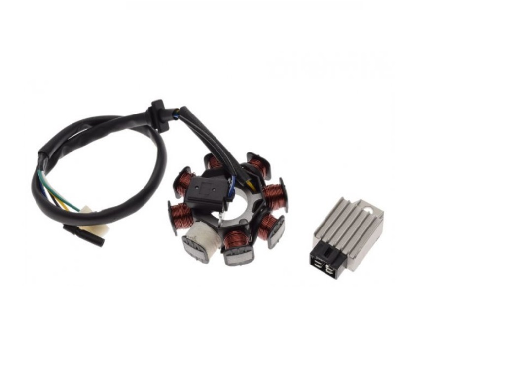 Set stator 8 bobine+regulator 4T