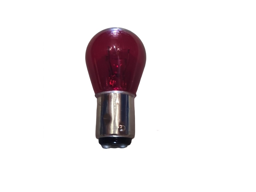 Bec stop 6V 21/5W BA15D, rosu