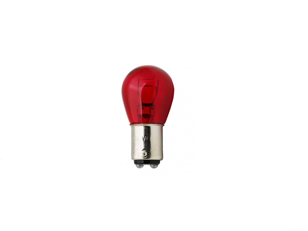 Bec stop 12V 21/5W BA15D, rosu