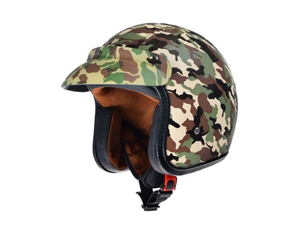 Casca moto open face camuflaj Awina TN8658, marimea XXL