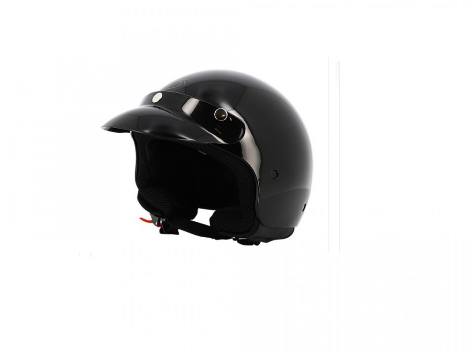 Casca moto open face negru TRENDY T-100, marimea M