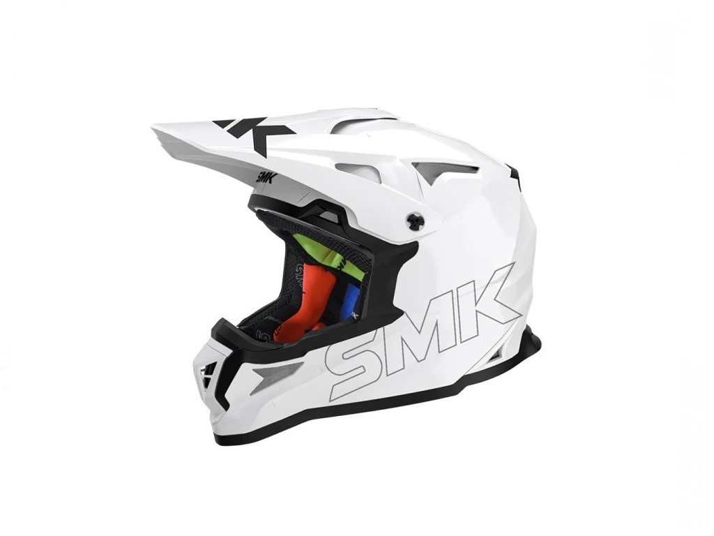 Casca moto off-road SMK ALLTERRA, alba, marimea M, unisex, SMK0117/24/GL120/M