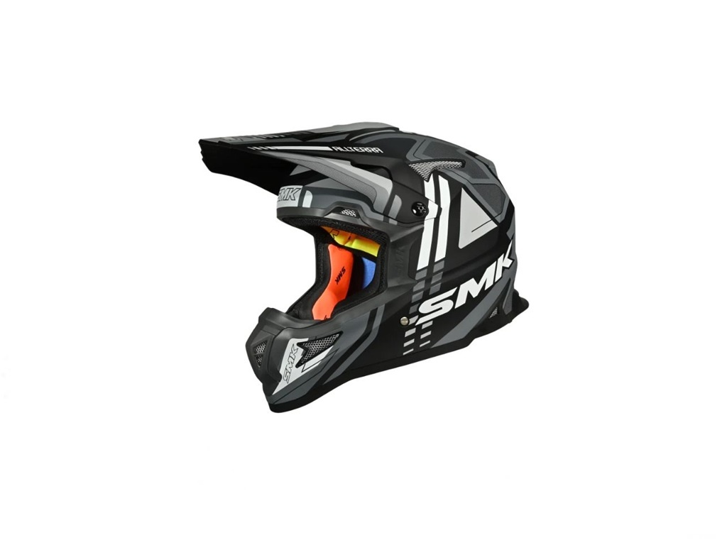 Casca enduro SMK ALLTERRA X-Sprint, marimea 2XL, alb-gri-negru, SMK0117/25/MA261/2XL