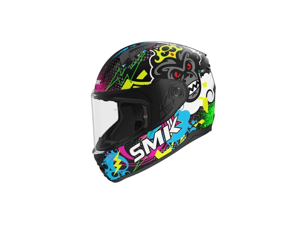 Casca moto integrala copii SMK BIONIC KIDS Chimpz, marimea YL, unisex, SMK0118/24/MA264/KL