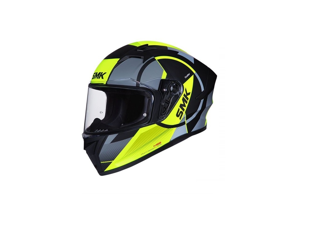 Casca moto integrala SMK STELLAR FARO, culoare GRI+GALBEN marimea S, SMK0110/24/GL264/S