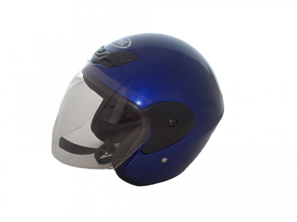Casca moto open face albastru lucios Awina TN8661, marimea S