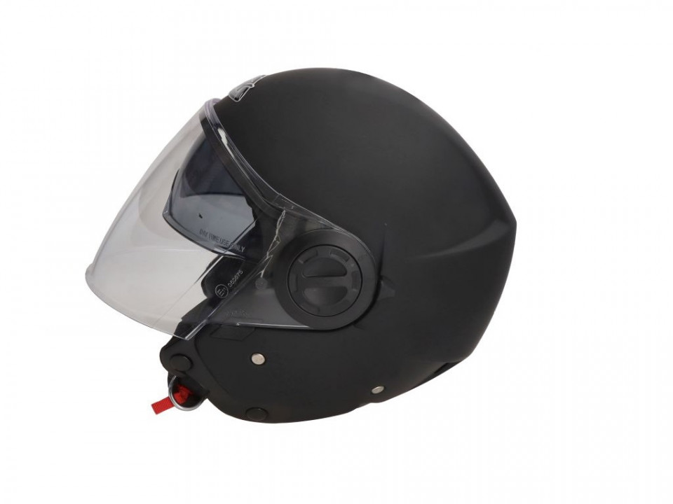 Casca open face SMK0109/17/MA200/M SMK COOPER MAT BLACK marimea M, unisex