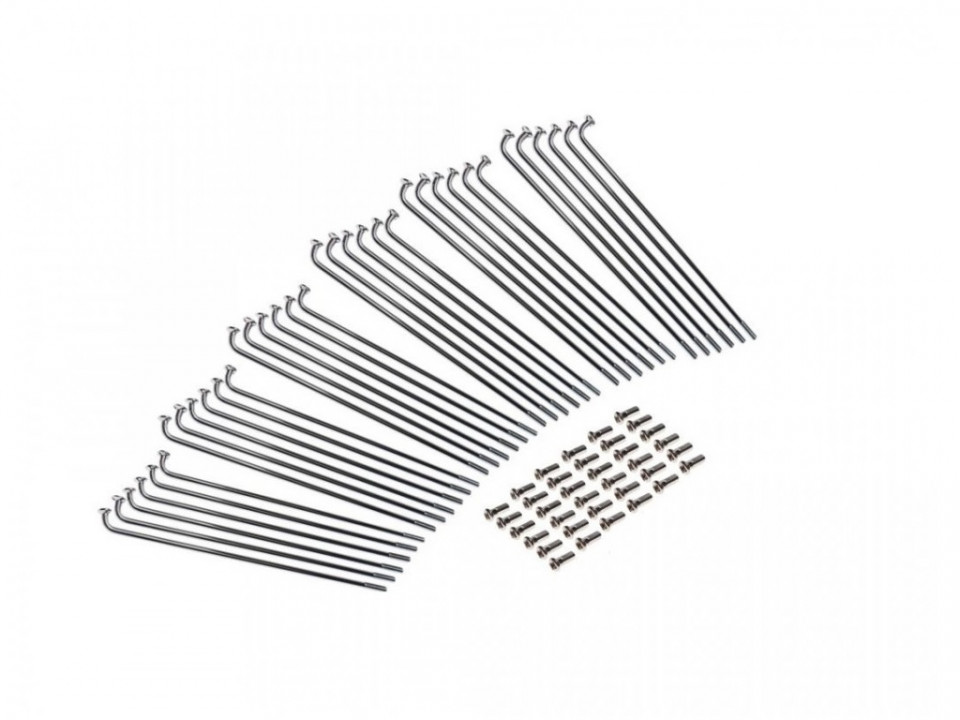 Set 36 spite si nipluri 105 mm, grosime 3.1mm