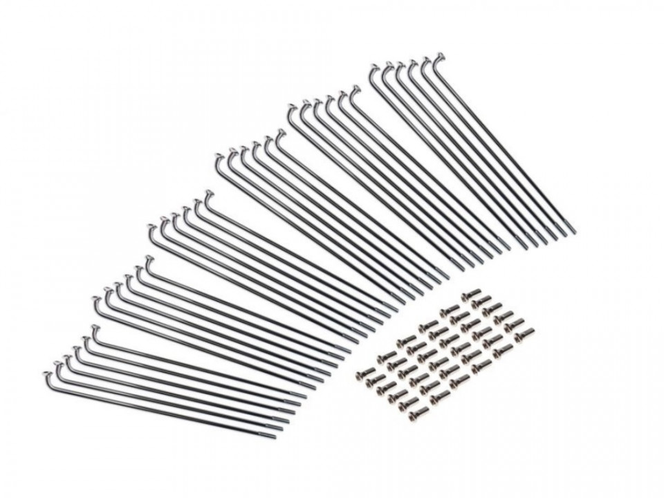 Set 36 spite si nipluri 153 mm, grosime 3.1mm