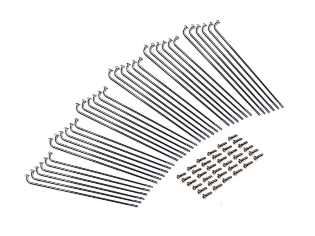 Set 36 spite si nipluri 193 mm, grosime 3.1mm