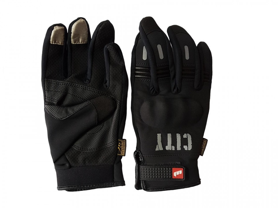 Set manusi moto negre XL