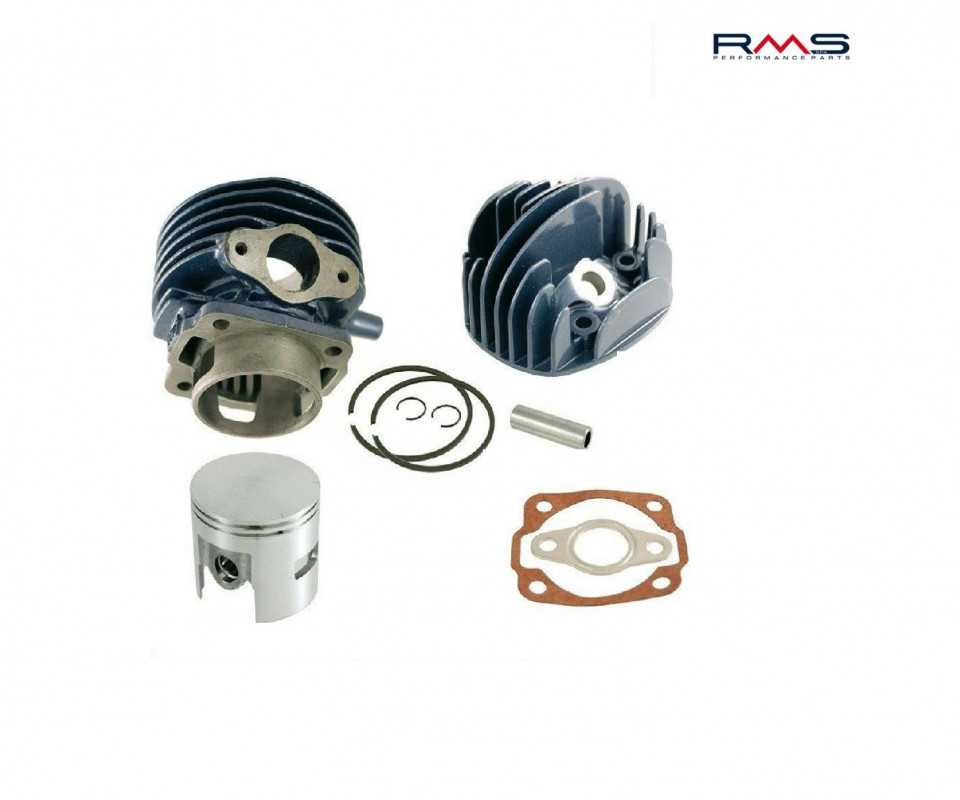 Set motor+chiulasa Vespa PK 50/Ape 50  AC-2T 50cc, 55mm