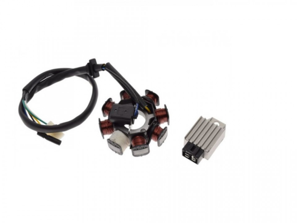 Set stator 8 bobine+regulator 4T