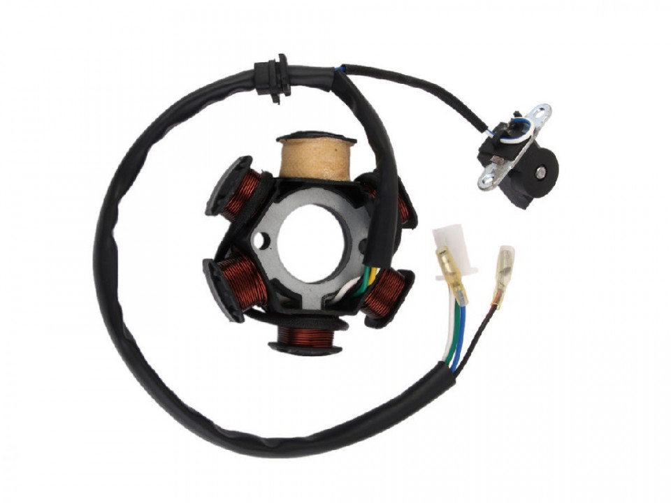 Stator GY6 125-150cc (6 bobine+senzor scanteie)