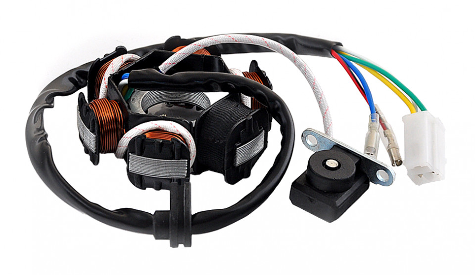 Stator GY6 50cc 4T (6 bobine+senzor scanteie)